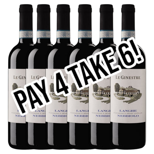 Le Ginestre Langhe Nebbiolo - 6 pack